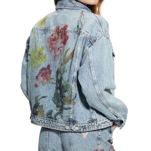 Guess Faded Blue Denim Jacket